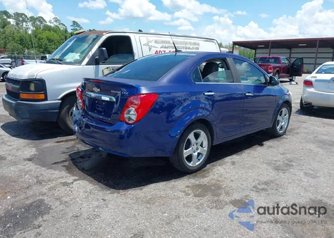 2013 Chevrolet Sonic Ltz Auto из США, поврежденный, VIN 1G1JE5SH1D4151118